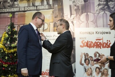 Prezydent Gdańska odznaczony Krzyżem Wolności i Solidarności