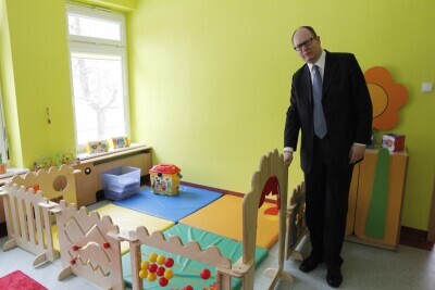 Prezydent Gdańska w żłobku 
