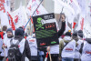 Protest NSZZ Solidarność przed ECS