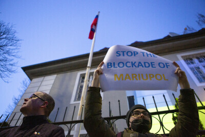 Protest Nie dla wojny w Ukrainie