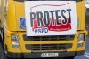 Protest kierowców ciężarówek