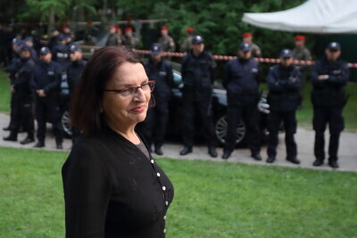 Protest przeciwko ekshumacji Arkadiusza Rybickiego