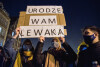 Protest przeciwko zaostrzeniu prawa antyaborcyjnego