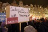 Protest przeciwko zmianom w oświacie