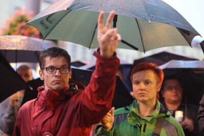 Protest w sprawie reformy sądownictwa