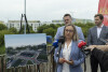 Przebudowa kładki na Zaspie – briefing prasowy