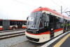 Przebudowa linii tramwajowej na Stogi. Testowy przejazd tramwaju.