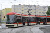 Przebudowa linii tramwajowej na Stogi. Testowy przejazd tramwaju.
