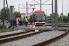 Przebudowa linii tramwajowej na Stogi. Testowy przejazd tramwaju.