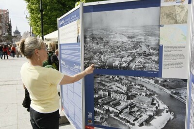 Przedwojenny Gdańsk z lotu ptaka