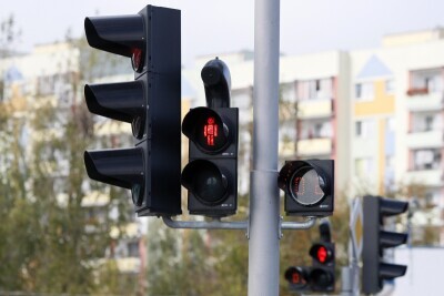 Przejście z odlicznikami czasu