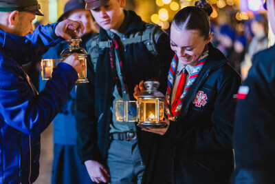 Przekazanie Betlejemskiego Światła Pokoju