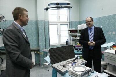 Przekazanie bronchofiberoskopu