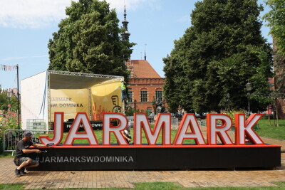 Przygotowania do Jarmarku Dominikańskiego.