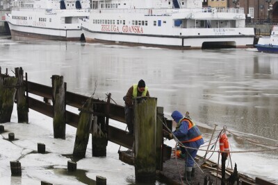 Remont nabrzeży Wyspy Spichrzów