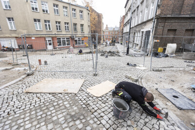 Prace rewitalizacyjne w dzielnicy Biskupia Górka