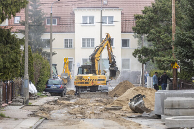 Remont ulic na Strzyży