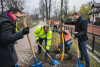 Sadzenie kasztanowców przy Kanale Raduni