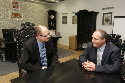 Serge Bosca z wizytą u Prezydenta Gdańska