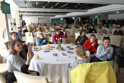 Śniadanie wielkanocne dla 150 uchodźców z Ukrainy.