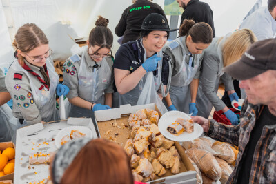 Śniadanie wielkanocne dla potrzebujących