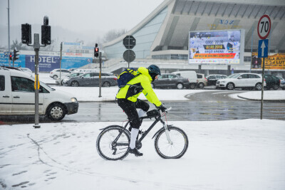 Śnieżyca w Gdańsku
