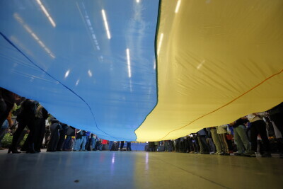 Solidarni z Ukrainą. Wiec Solidarności - Stańmy solidarnie z Ukrainą!