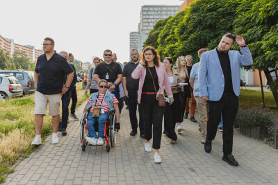 Spacer Prezydent Gdańska po dzielnicy Przymorze Wielkie