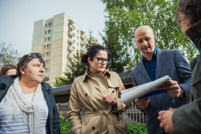 Spacer Prezydent Gdańska z przedstawicielami Rady Dzielnicy Młyniska