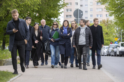 Spacer po dzielnicy Piecki-Migowo z Prezydent Aleksandrą Dulkiewicz