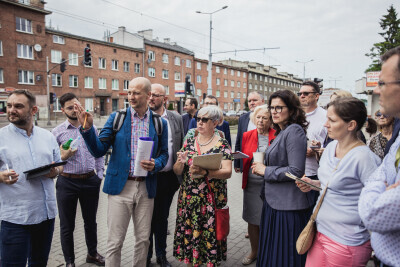Spacer po dzielnicy Siedlce z Prezydent Gdańska Aleksandrą Dulkiewicz