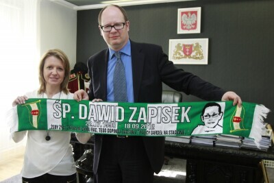 Spotkanie Prezydenta Gdańska z Sylwią Zapisek