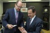 Spotkanie Prezydenta Pawła Adamowicza z ustępującym ambasadorem USA Stephenem Mullem