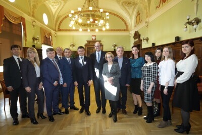 Spotkanie delegacji z Mariupola z władzami Gdańska