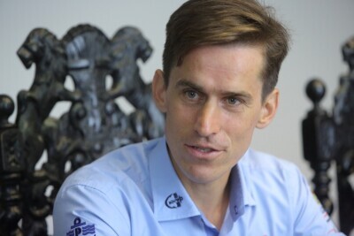 Spotkanie prezydenta miasta z żeglarzem Piotrem Myszką