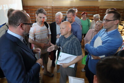 Spotkanie prezydenta z mieszkańcami dzielnicy Strzyża