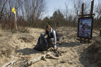 Sprzątanie Mewiej Łachy