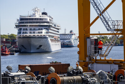 Statek Viking Venus w Porcie Gdańsk