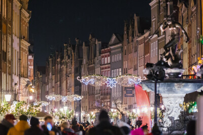 Świąteczne iluminacje rozświetliły Gdańsk