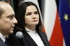 Swiatłana Cichanouskaja, liderka białoruskiej opozycji z wizytą w Gdańsku