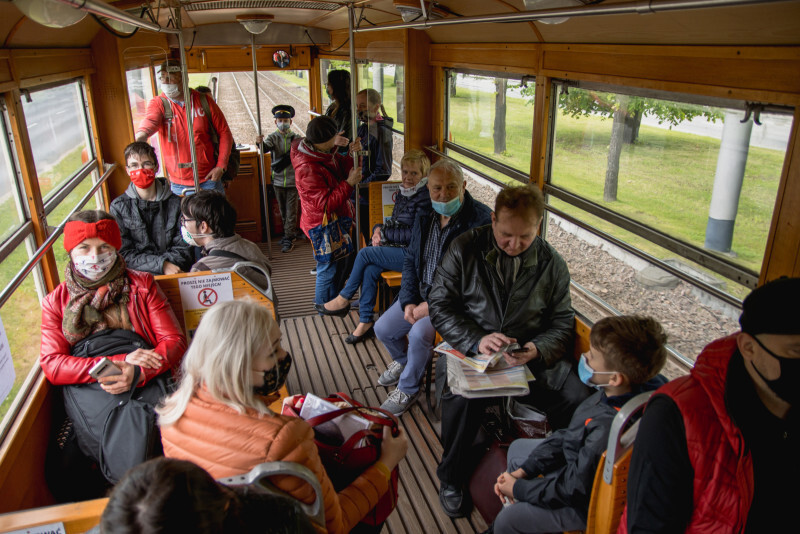 Zdjęcie Święto Miasta. Przejazd zabytkowym tramwajem 4
