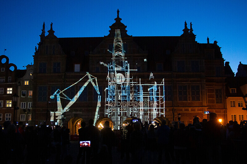 Zdjęcie Świętujemy multimedialnie! Mapping na Zielonej Bramie 5