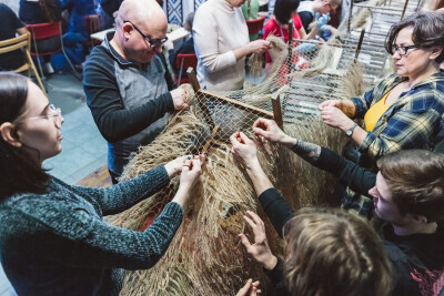 Tkanie siatki maskującej