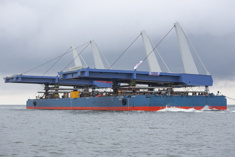 Zdjęcie Transport przęseł mostu na Wyspę Sobieszewską 2
