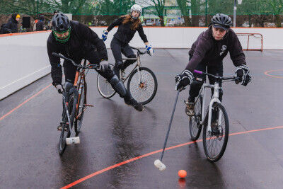 Trening bike polo