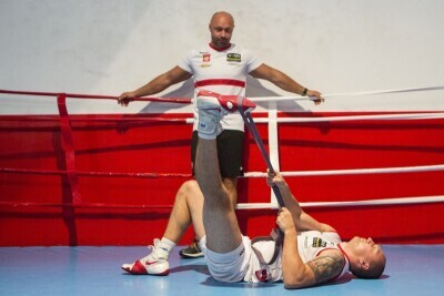 Trening otwarty Andrzeja Wawrzyka i Krzysztofa Głowackiego