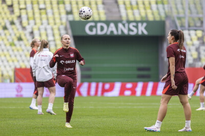 Trening reprezentacji kobiet przed meczem z Holandią