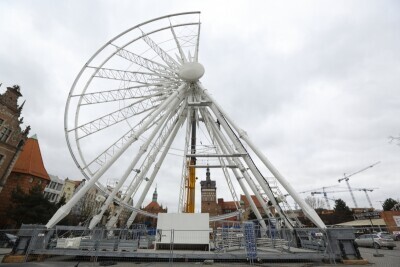 Trwa rozbiórka koła AmberSky