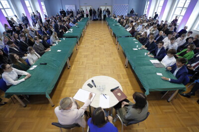 Uczniowski Okrągły Stół w Technikum Łączności