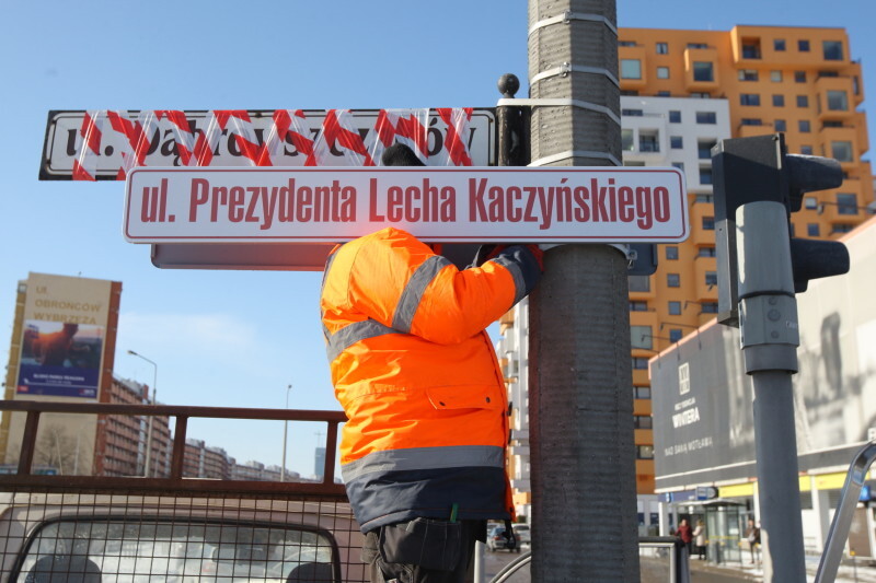 Zdjęcie Ul. Dąbrowszczaków na Prezydenta Lecha Kaczyńskiego 1